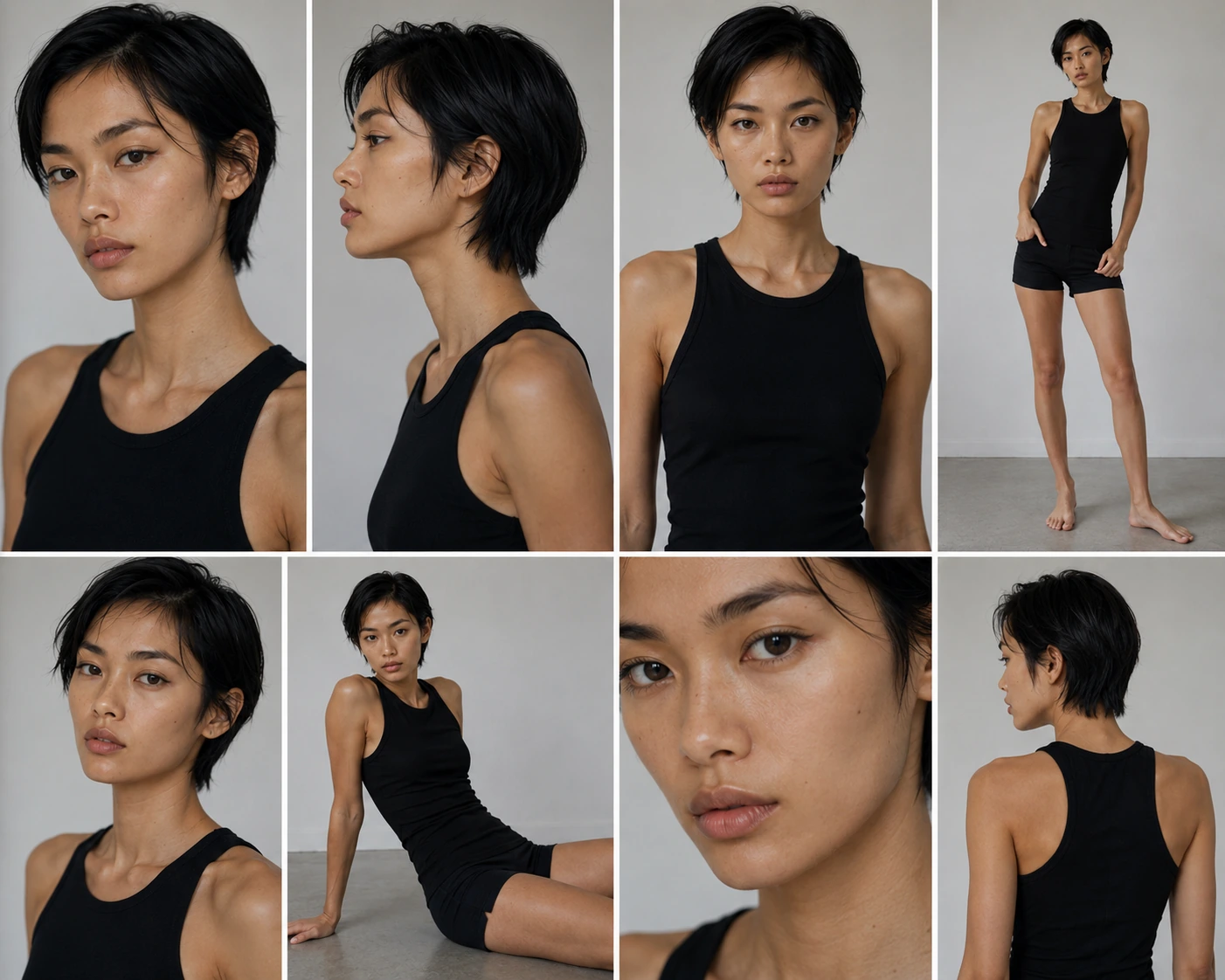 Michelle, fictional AI face by Saint Ego